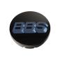 Preview: 1 x BBS 3D Nabendeckel Ø56mm schwarz, Logo indigo blue - 58071068